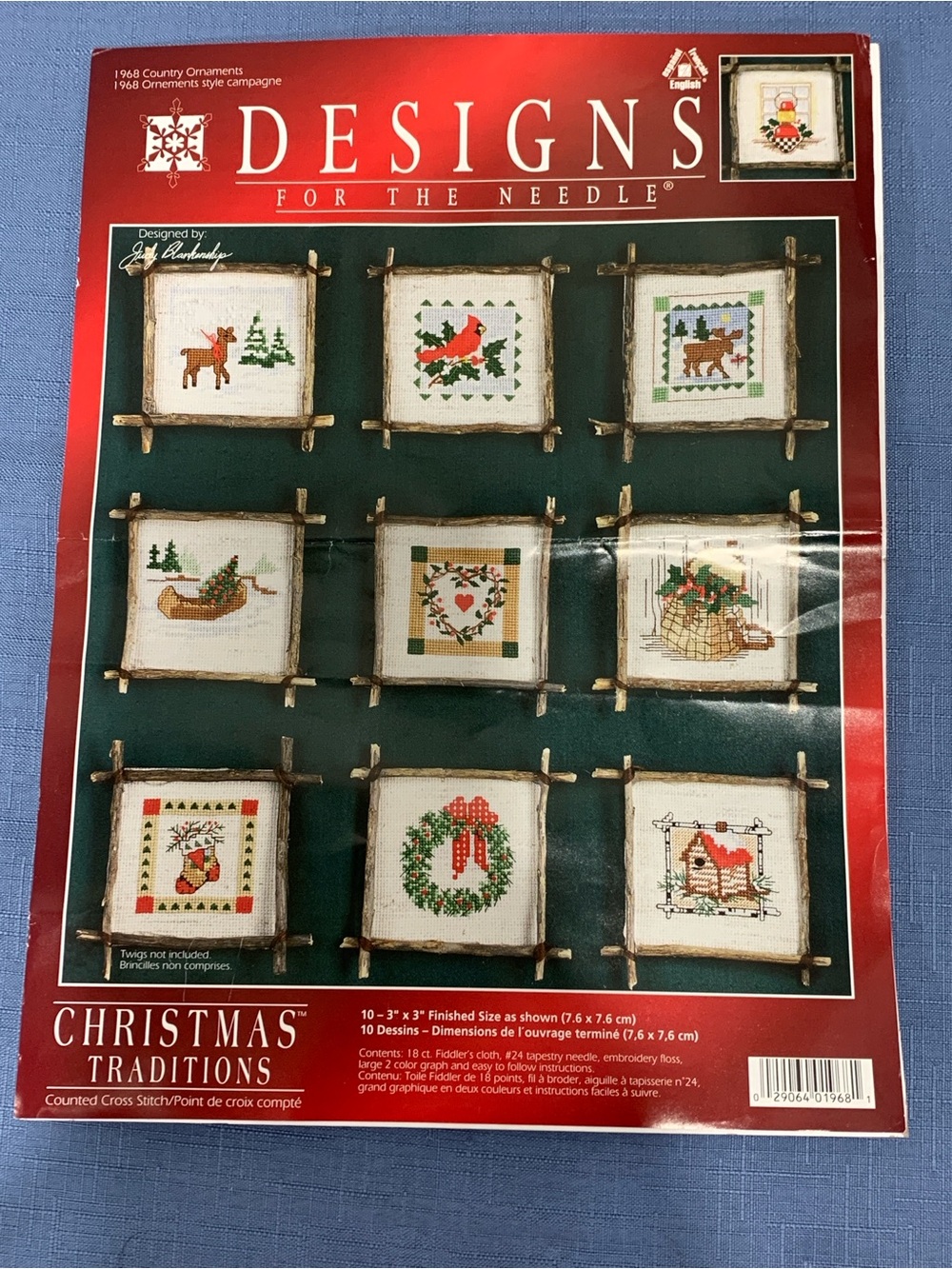 Designs for the Needle Christmas Traditions Counted Cross Stitch Kit VTG